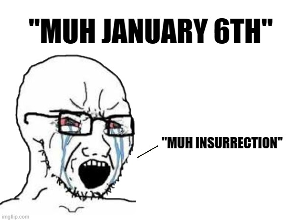 ''MUH JANUARY 6th'' | ''MUH JANUARY 6TH''; ''MUH INSURRECTION'' | made w/ Imgflip meme maker