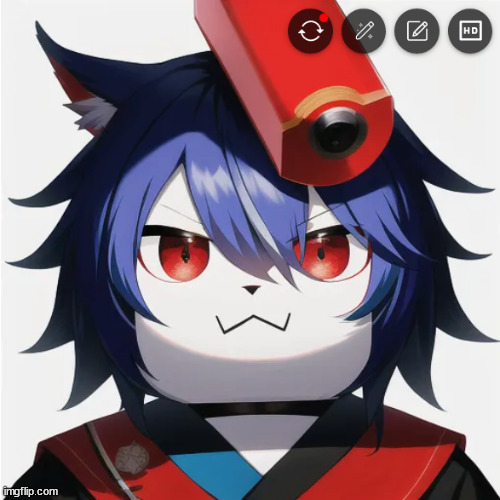 madly but he's no longer a bear now he's an emo wolf | made w/ Imgflip meme maker