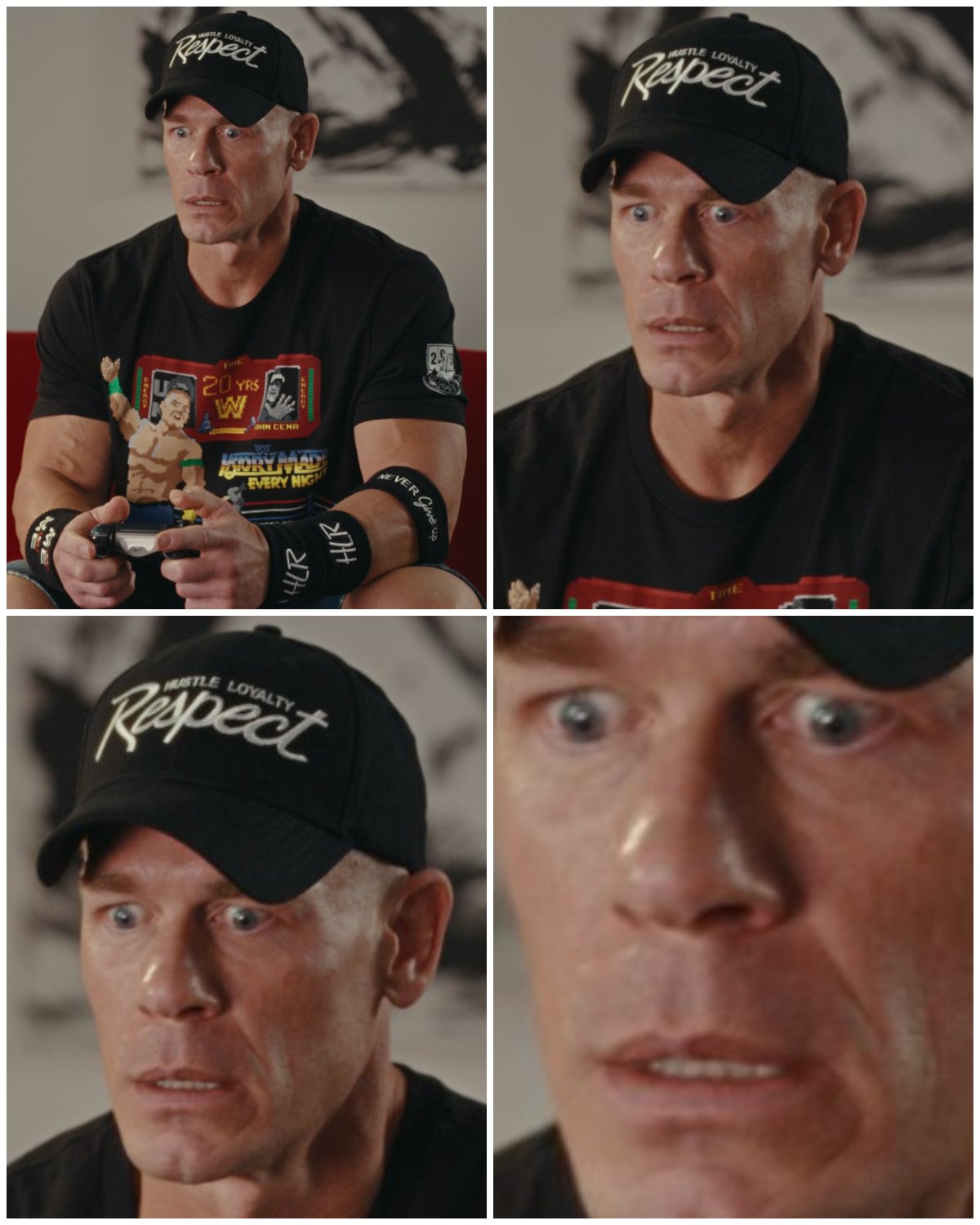 John Cena Realizes Blank Meme Template