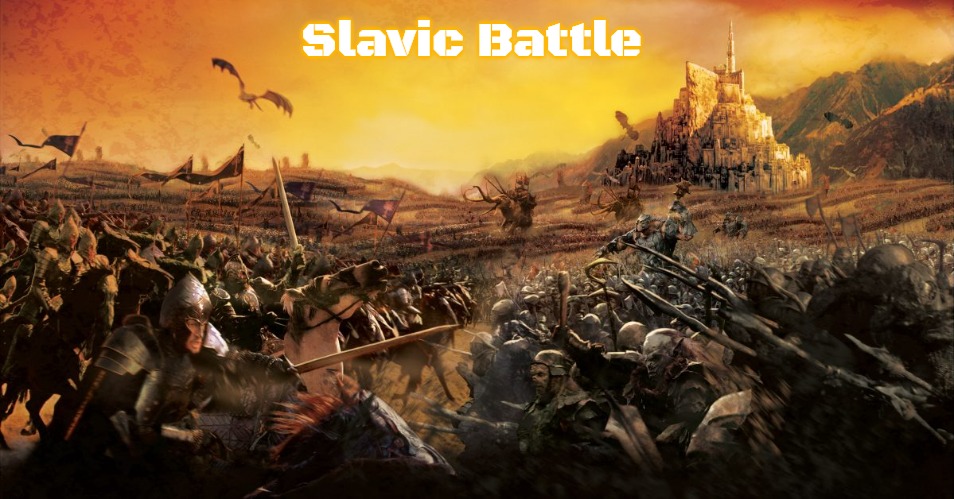 The Battle for Middle-earth | Slavic Battle | image tagged in the battle for middle-earth,slavic,russo-ukrainian war | made w/ Imgflip meme maker