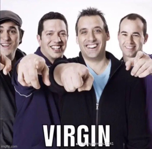 Virgin | image tagged in virgin | made w/ Imgflip meme maker