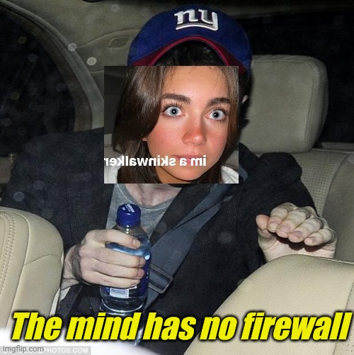 The mind has no firewall | made w/ Imgflip meme maker