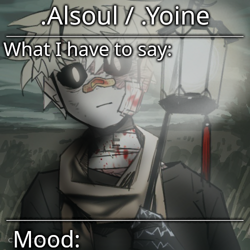 .Alsoul's Announcement Template Blank Meme Template