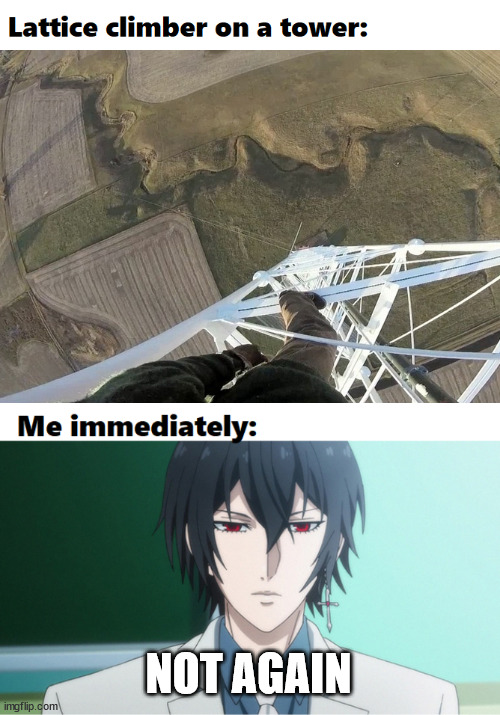 NOT AGAIN | image tagged in noblesse | made w/ Imgflip meme maker