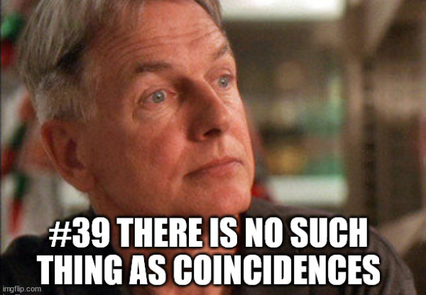 Gibbs - No Coincidences | image tagged in gibbs - no coincidences | made w/ Imgflip meme maker