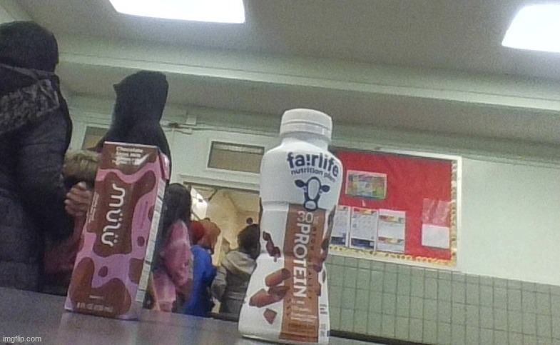 2 choccy milks for lunch @ school | image tagged in choccy milk,school lunch | made w/ Imgflip meme maker