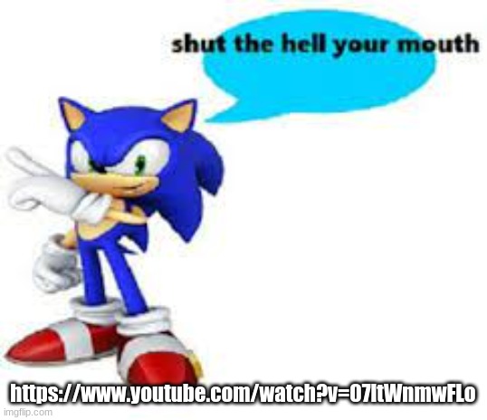 Shut the hell your mouth | https://www.youtube.com/watch?v=07ltWnmwFLo | image tagged in shut the hell your mouth | made w/ Imgflip meme maker