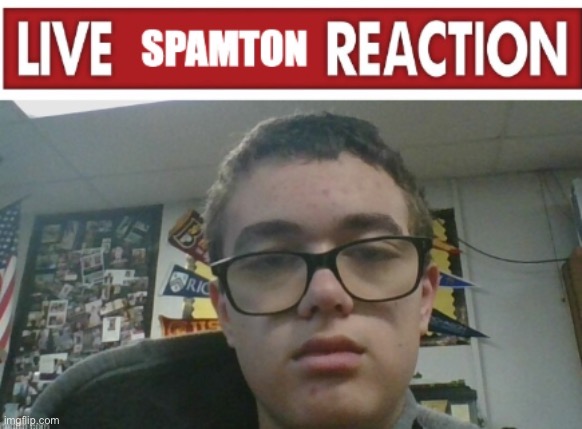 Live Spam Tongs Reaction | image tagged in live spam tongs reaction | made w/ Imgflip meme maker
