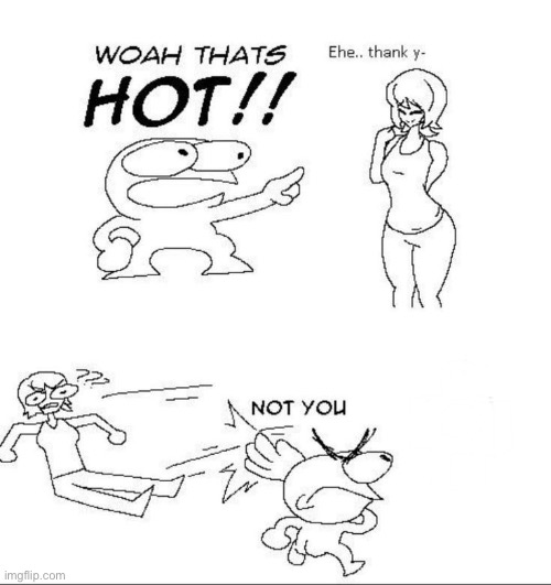 Tis a temp now cuz it somehow became a trend | image tagged in woah thats hot | made w/ Imgflip meme maker