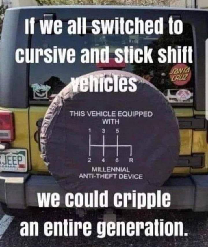 This vehicle equipped with millennial anti-theft device | image tagged in stupid millennials,anti-theft,antitheft device,millennials,liberal millenials,morons | made w/ Imgflip meme maker