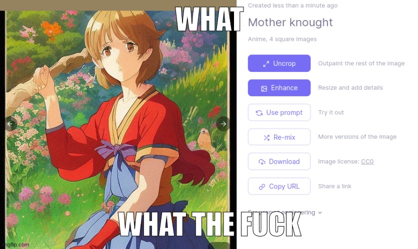 what am i doing i literally hate anime | WHAT; WHAT THE FUCK | made w/ Imgflip meme maker