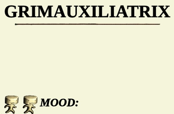 High Quality grimAuxiliatrix Blank Meme Template