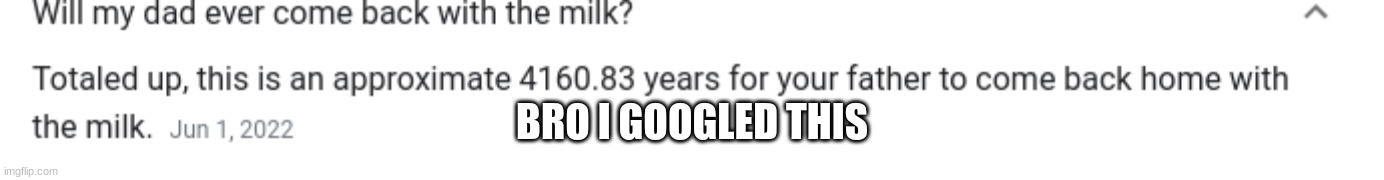 BRO I GOOGLED THIS | image tagged in google | made w/ Imgflip meme maker