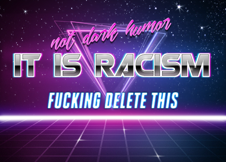 it is racism Blank Meme Template