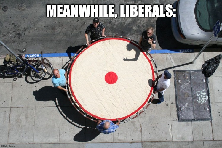 MEANWHILE, LIBERALS: | made w/ Imgflip meme maker