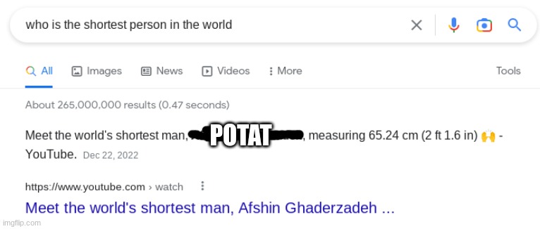 teasing potat is fun | POTAT | made w/ Imgflip meme maker