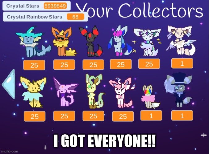 :D | I GOT EVERYONE!! | image tagged in yay | made w/ Imgflip meme maker