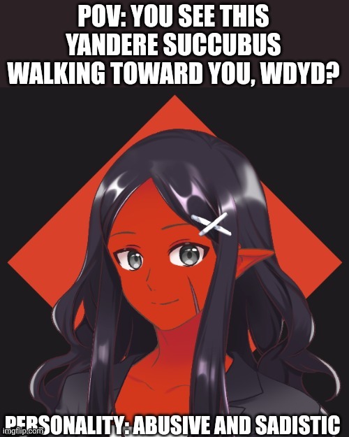 No joke, bambi, op or roblox oc, oc must be human, no magic, weapons are ok erp and romance are allowed but but not preferred | image tagged in yandere | made w/ Imgflip meme maker