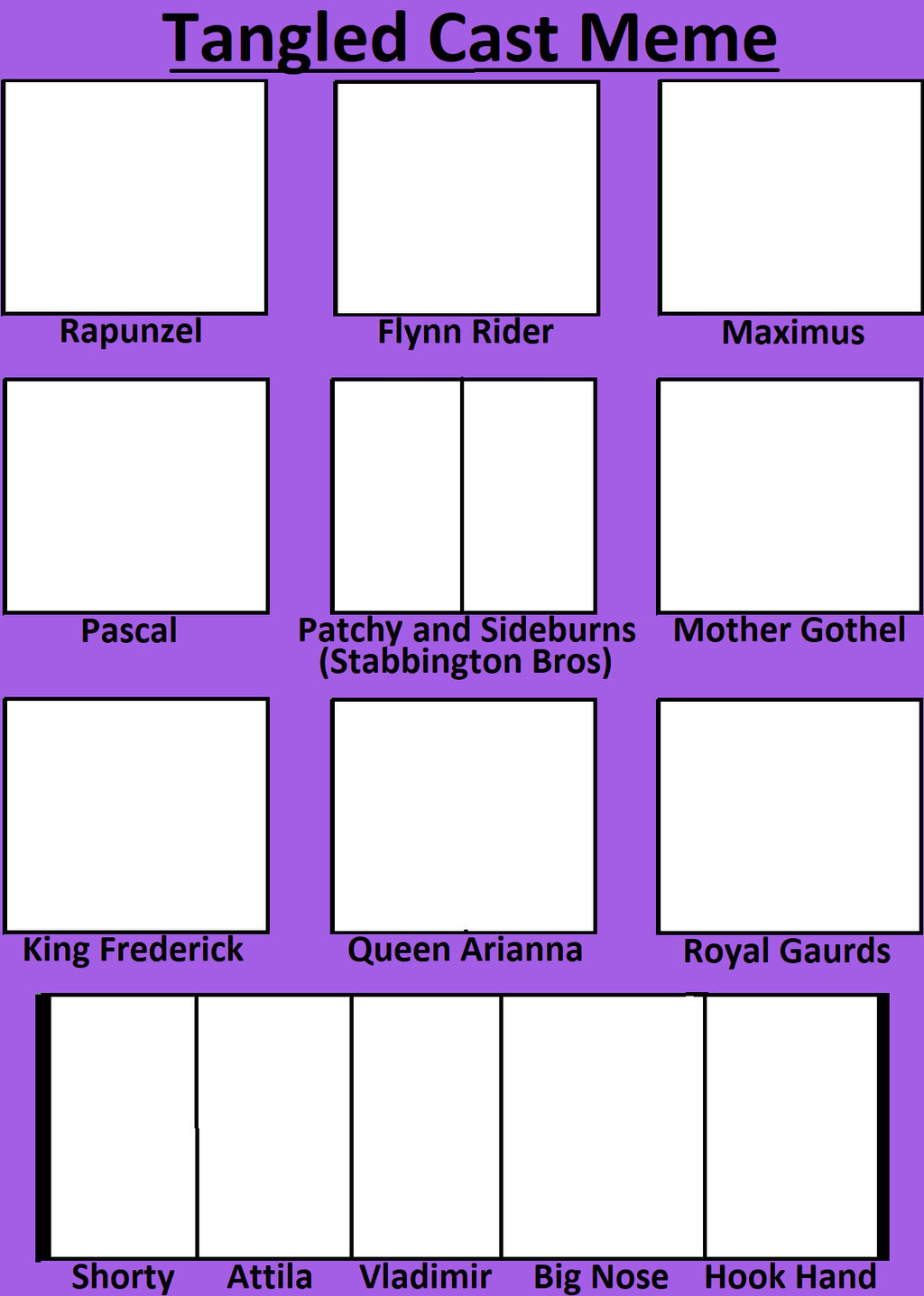 Tangled Blank Meme Template