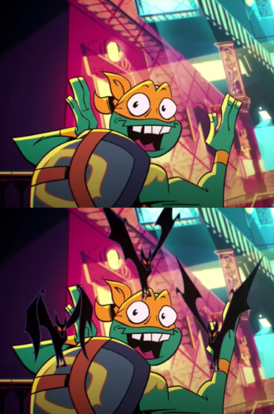 High Quality rottmnt mikey Blank Meme Template
