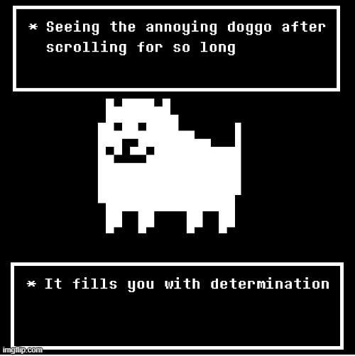 :) | image tagged in annoying dog undertale | made w/ Imgflip meme maker