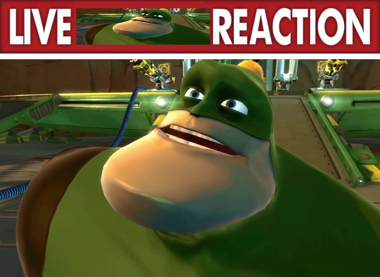 High Quality Live Quark Reaction Blank Meme Template