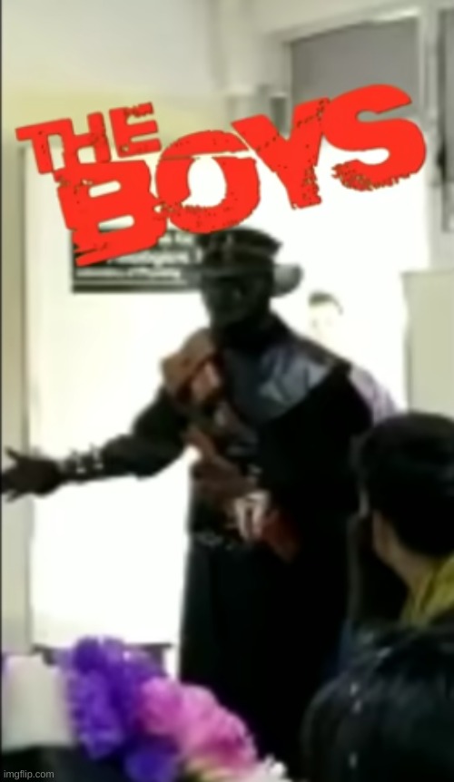 image tagged in the boys,plague doctor | made w/ Imgflip meme maker