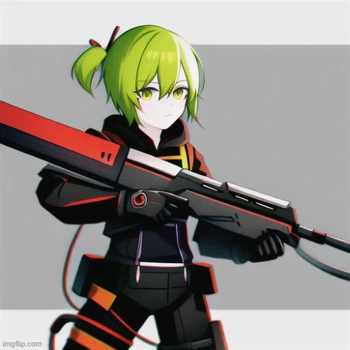 "Asriel holding a cool gun" | made w/ Imgflip meme maker
