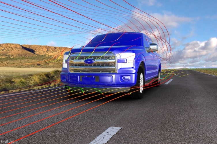 Aerodynamics of a ford f-150 | made w/ Imgflip meme maker