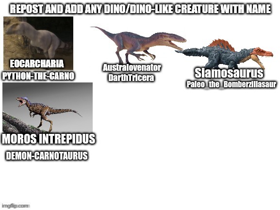 Wifi at my school is awful been down for days | MOROS INTREPIDUS; DEMON-CARNOTAURUS | image tagged in dinosaur | made w/ Imgflip meme maker