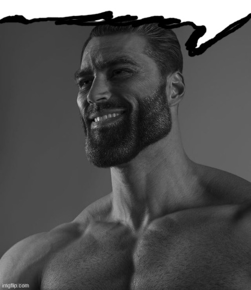 Giga Chad | image tagged in giga chad | made w/ Imgflip meme maker