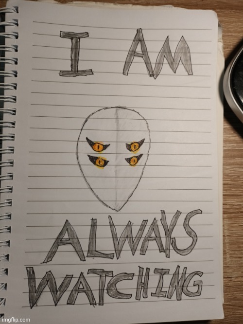 Drew this yesterday, it's really just a mask that I found on Etsy. | made w/ Imgflip meme maker