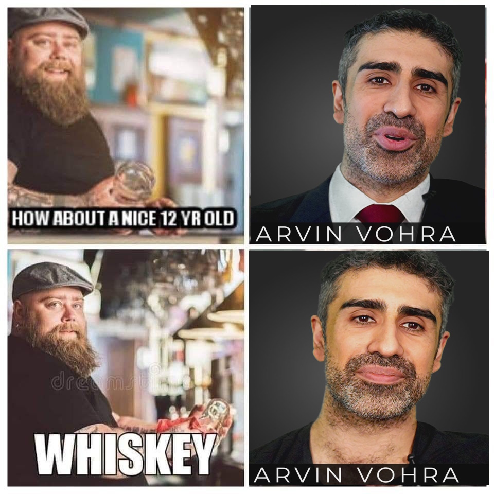 High Quality Arvin Vohra Blank Meme Template