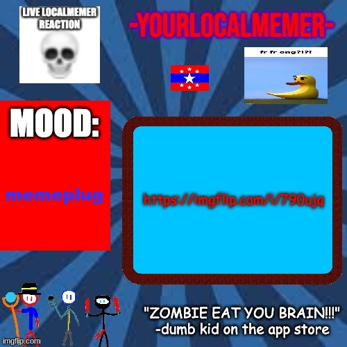 it's funny | https://imgflip.com/i/790ujq; memeplug | image tagged in -yourlocalmemer- announcement 2 0 | made w/ Imgflip meme maker