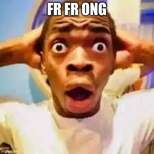 FR ONG?!?!? | FR FR ONG | image tagged in fr ong | made w/ Imgflip meme maker