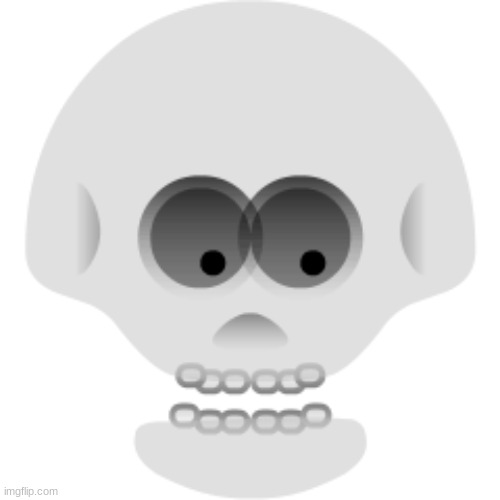image tagged in skype version of the skull emoji | made w/ Imgflip meme maker