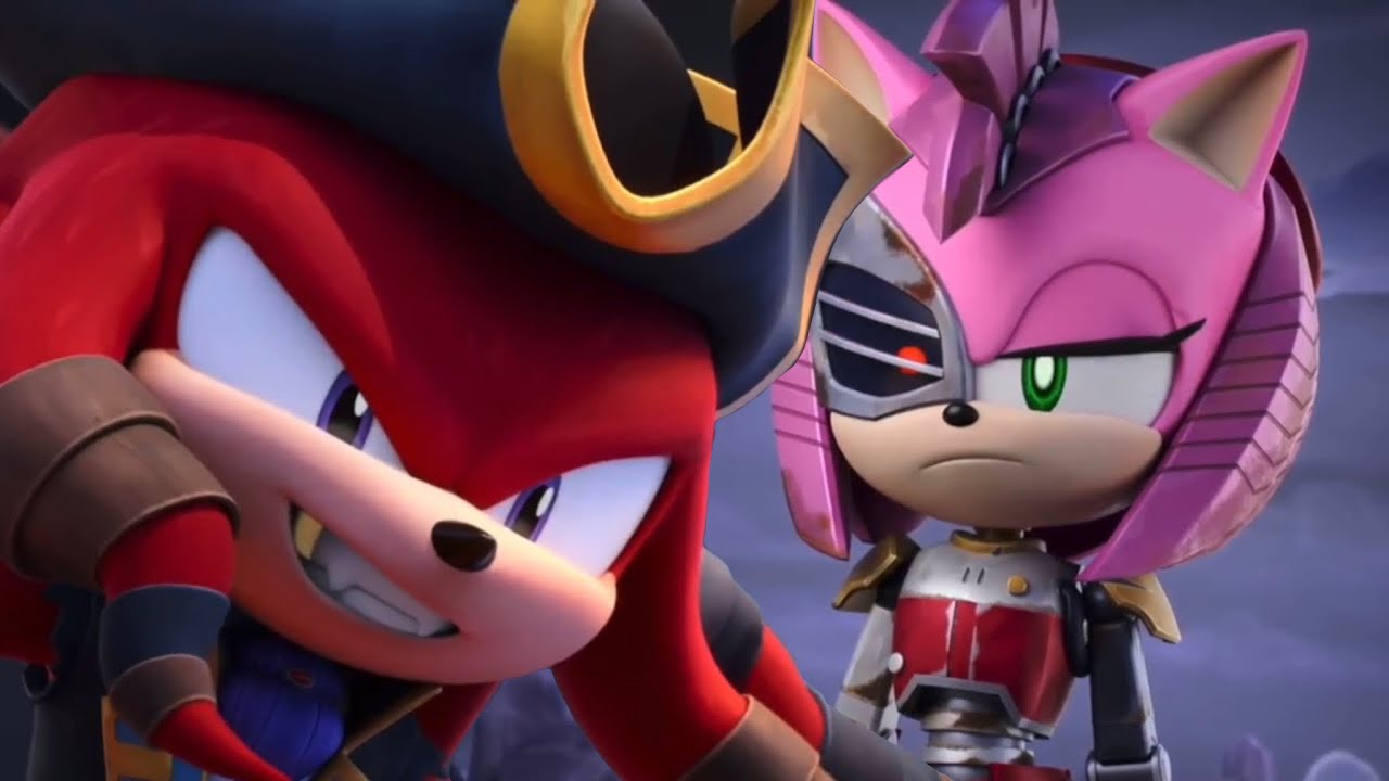 Sonic Prime's Dread Knux and Rusty Rose Blank Meme Template