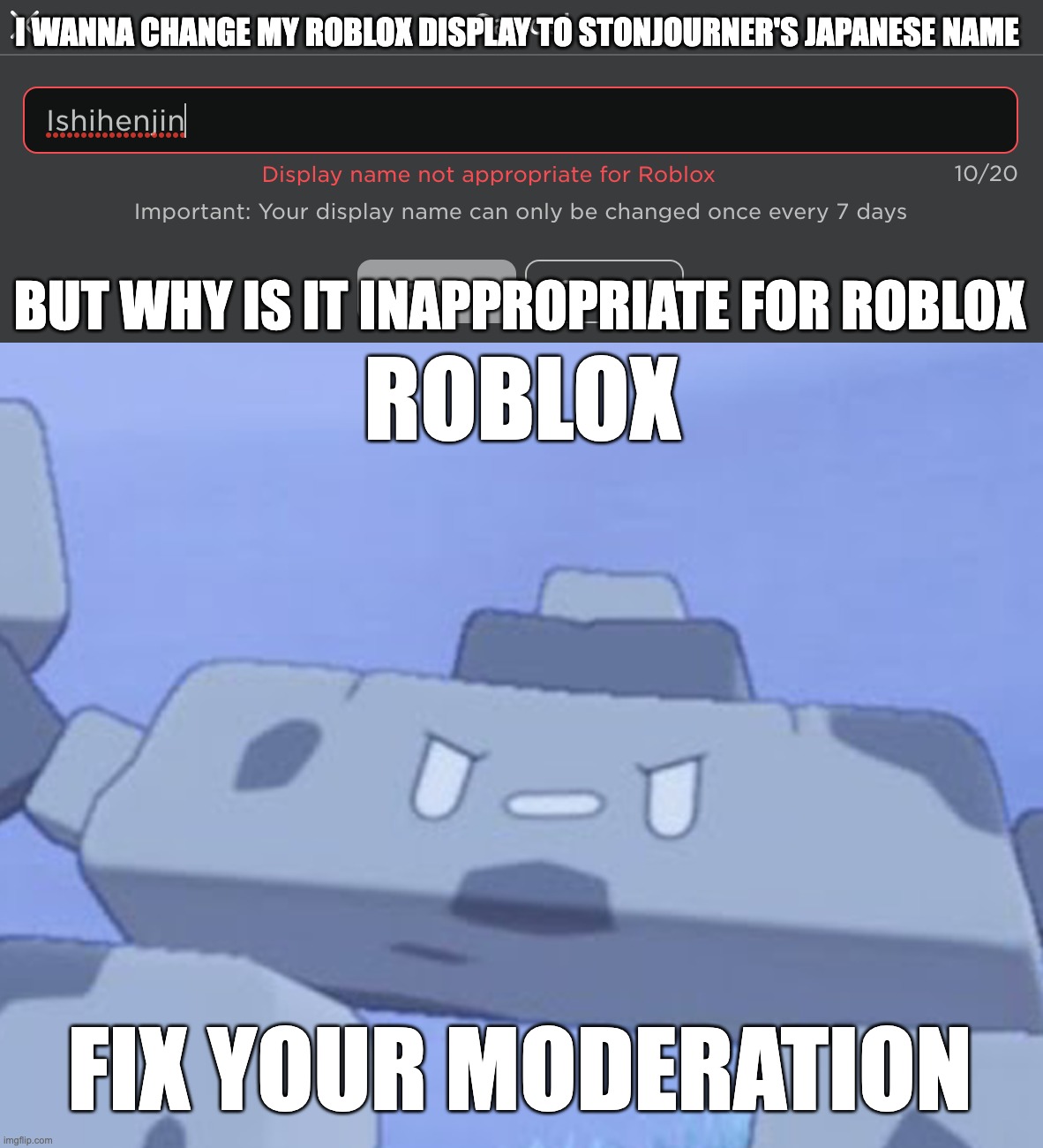 Roblox is moderating an icon and I don't know how to fix - Art