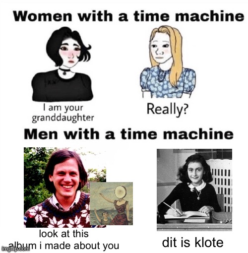 interesting title | look at this album i made about you; dit is klote | made w/ Imgflip meme maker