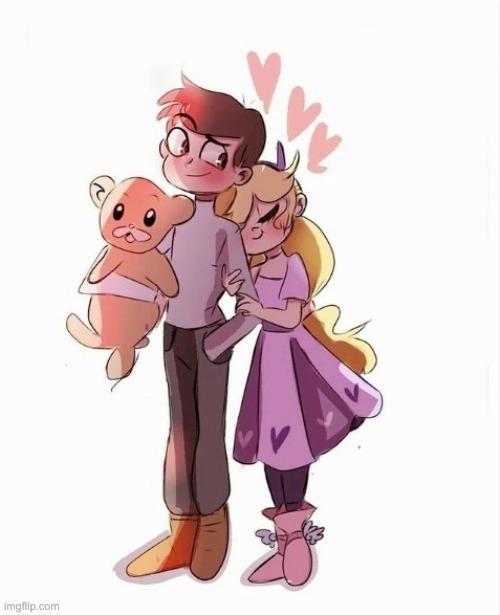 The Bearfect Couple | image tagged in svtfoe,star vs the forces of evil,bear,memes,fanart,starco | made w/ Imgflip meme maker
