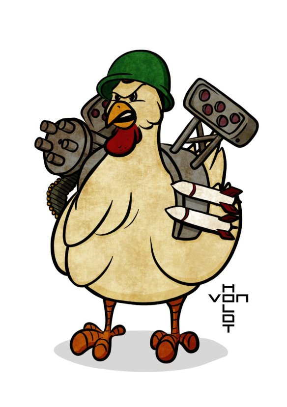 High Quality Chickenhawk chicken hawk coward draft-dodger Republican JPP Blank Meme Template