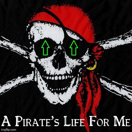 PIRATE UP VOTE | image tagged in pirates up vote,new template,pirate,up vote,pirate flag,pirates | made w/ Imgflip meme maker