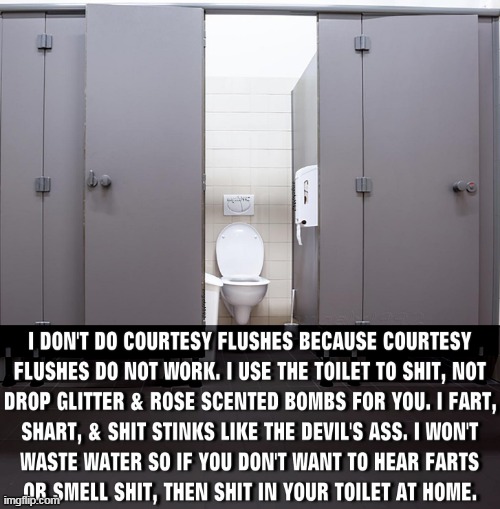 image tagged in toilet,caca,public restrooms,bathroom,courtesy flush,shit | made w/ Imgflip meme maker