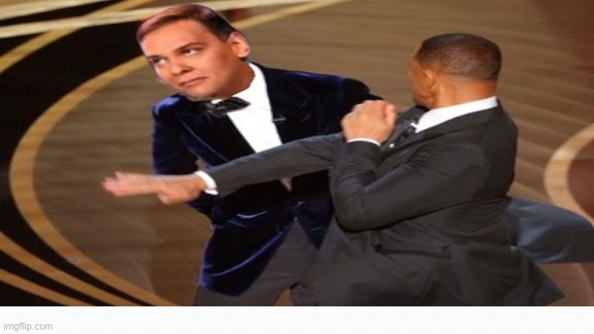 image tagged in george santos,will smith slap,oscars | made w/ Imgflip meme maker