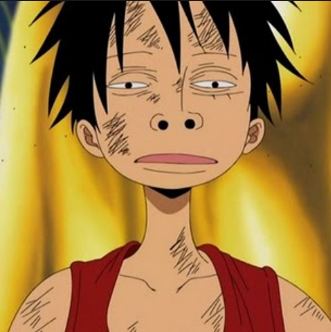 High Quality luffy face Blank Meme Template