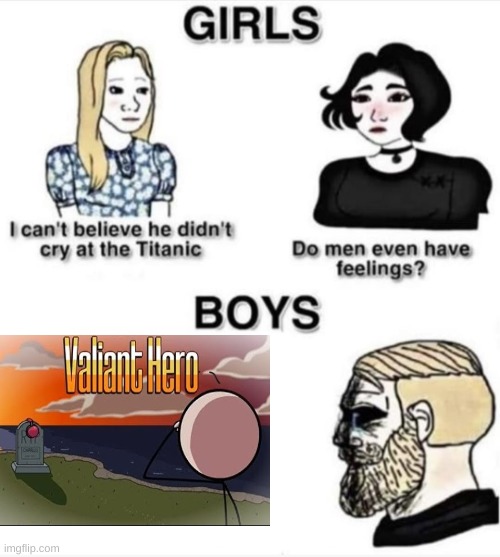 Damn it this is a repost | image tagged in do men even have feelings,henry stickmin | made w/ Imgflip meme maker