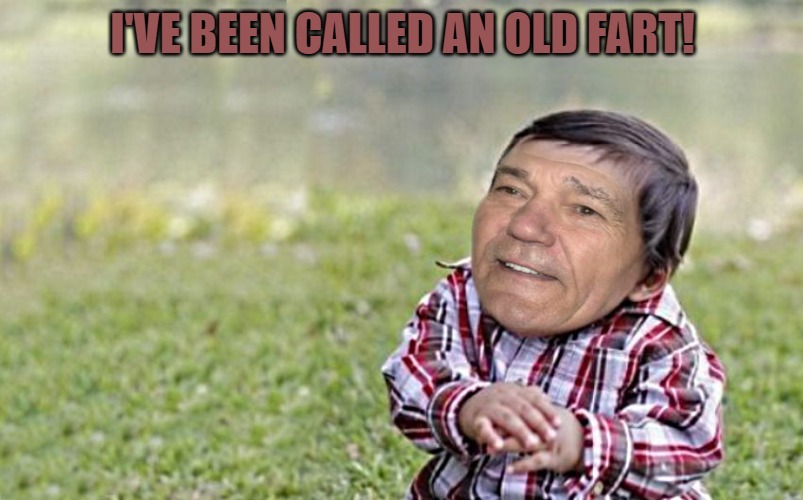evil-kewlew-toddler | I'VE BEEN CALLED AN OLD FART! | image tagged in evil-kewlew-toddler | made w/ Imgflip meme maker