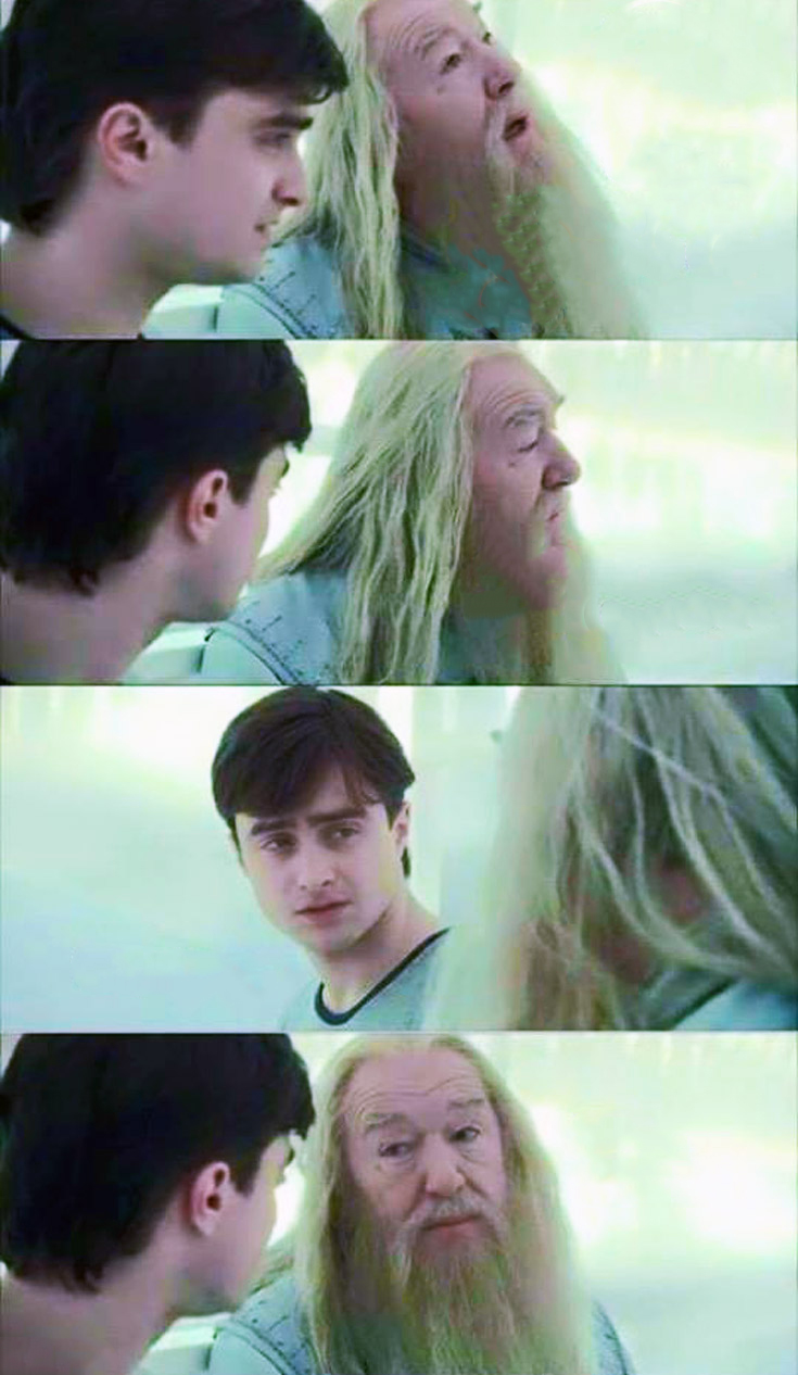 High Quality Dumbledore's horny Blank Meme Template
