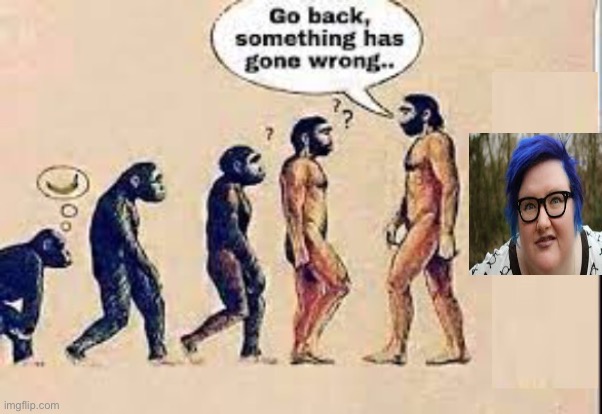 Evolution go back something has gone wrong | image tagged in evolution go back something has gone wrong | made w/ Imgflip meme maker