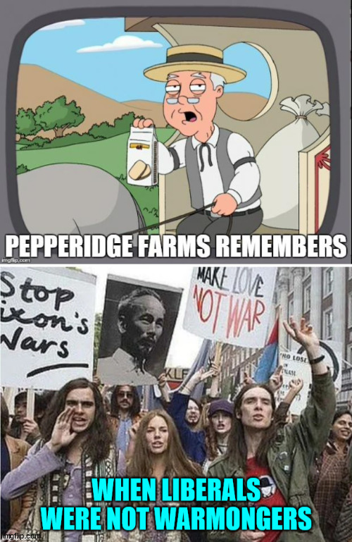 Once upon a time, liberals had common sense and supported noble causes... | image tagged in pepperidge farms remembers,liberals | made w/ Imgflip meme maker